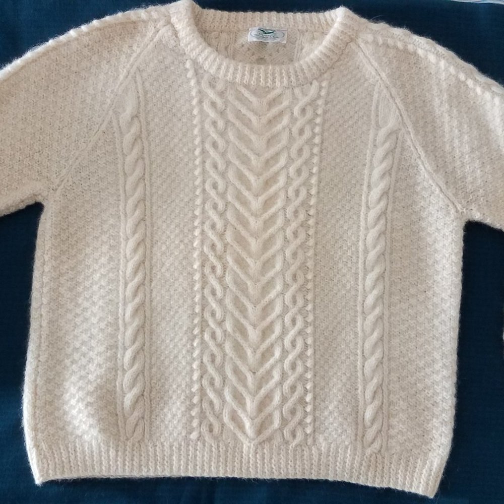 SOLD - Men's Irish Fisherman Sweater